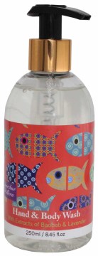 aquatic red bath and body wash top dot souvenirs